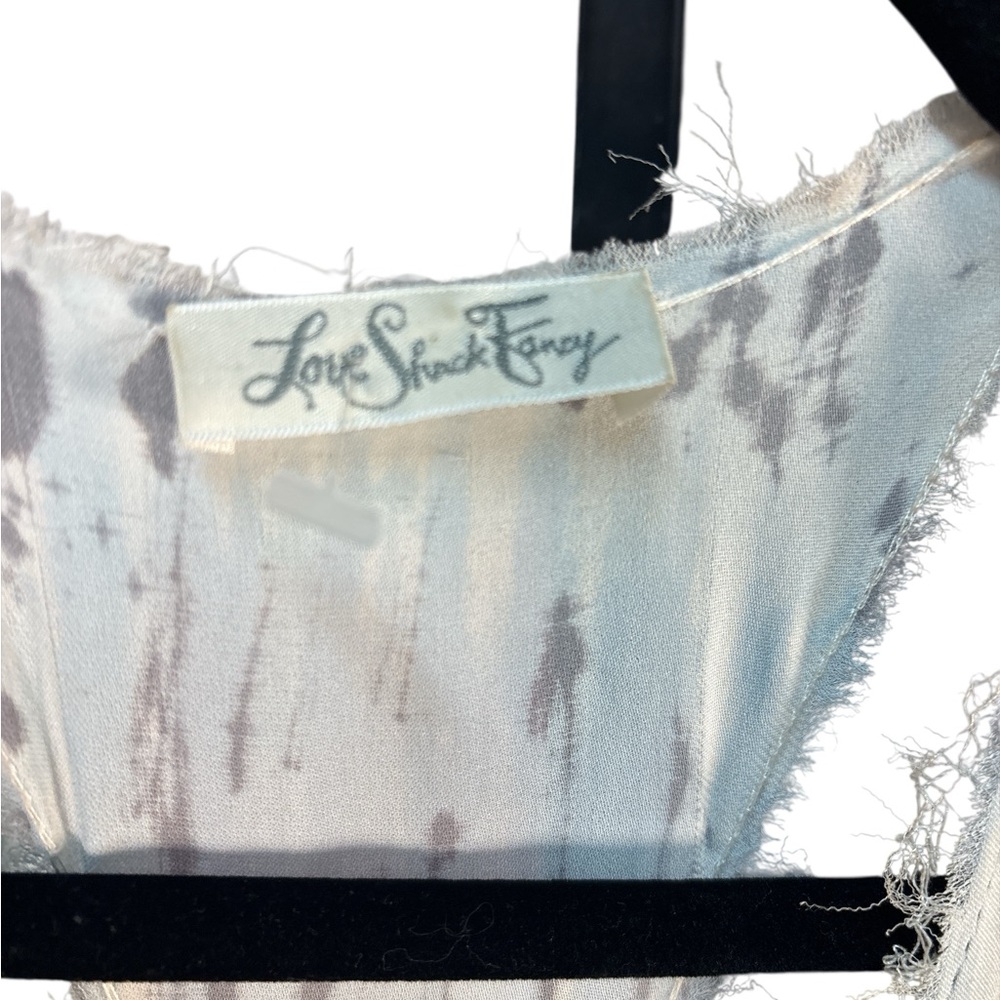 LoveShackFancy Silk Watercolor Maxi Dress Size 2 MSRP $695 - Picture 5 of 11